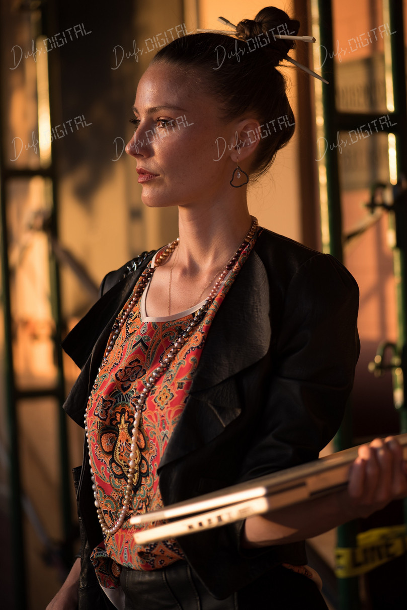 Stylish Woman Outdoors