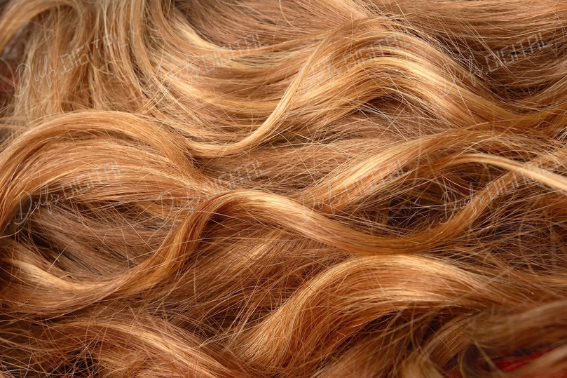 Golden Curly Hair