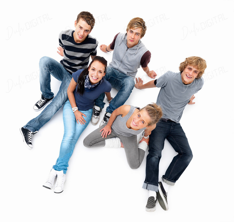 Group of Friends Smiling