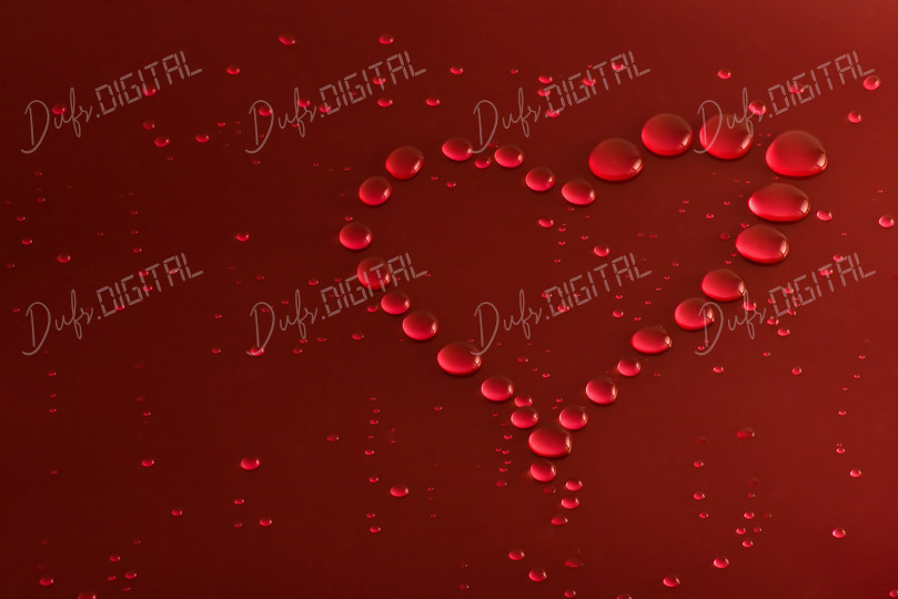 Heart Shaped Water Drops