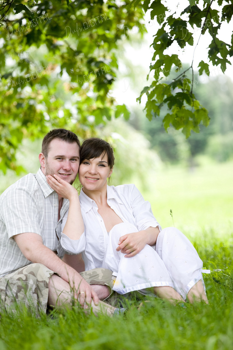 Couple Enjoying Nature