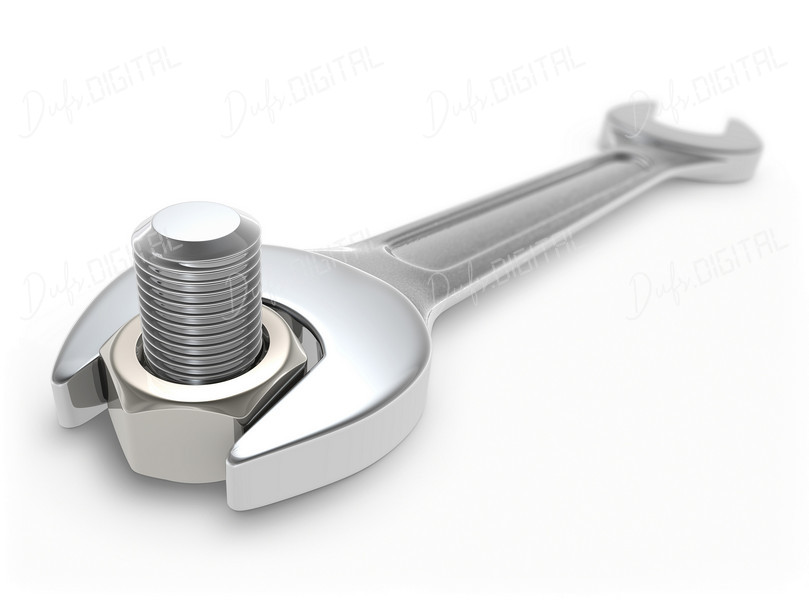 Wrench and Nut