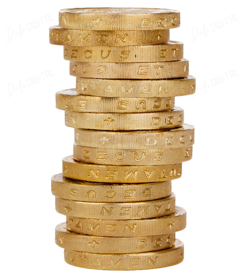 Stacked Coins