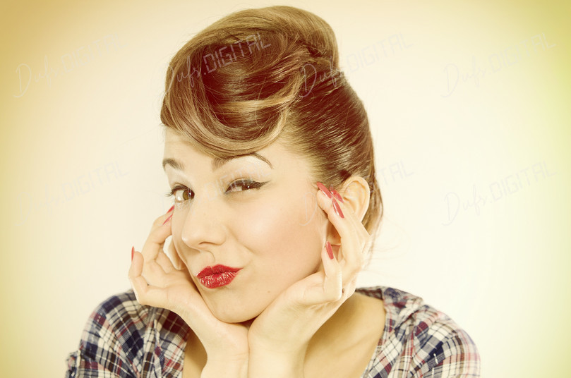 Playful Vintage Portrait