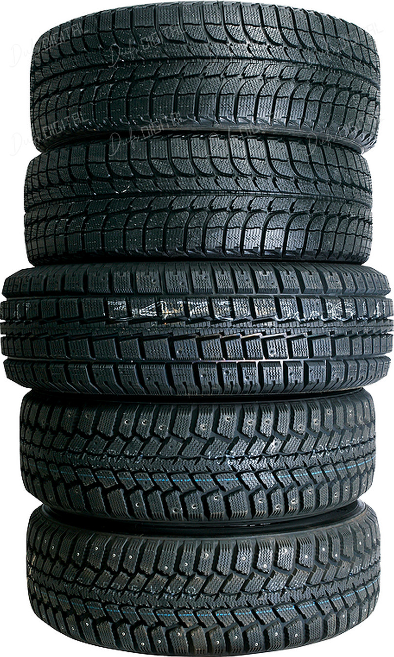 Stacked Winter Tires