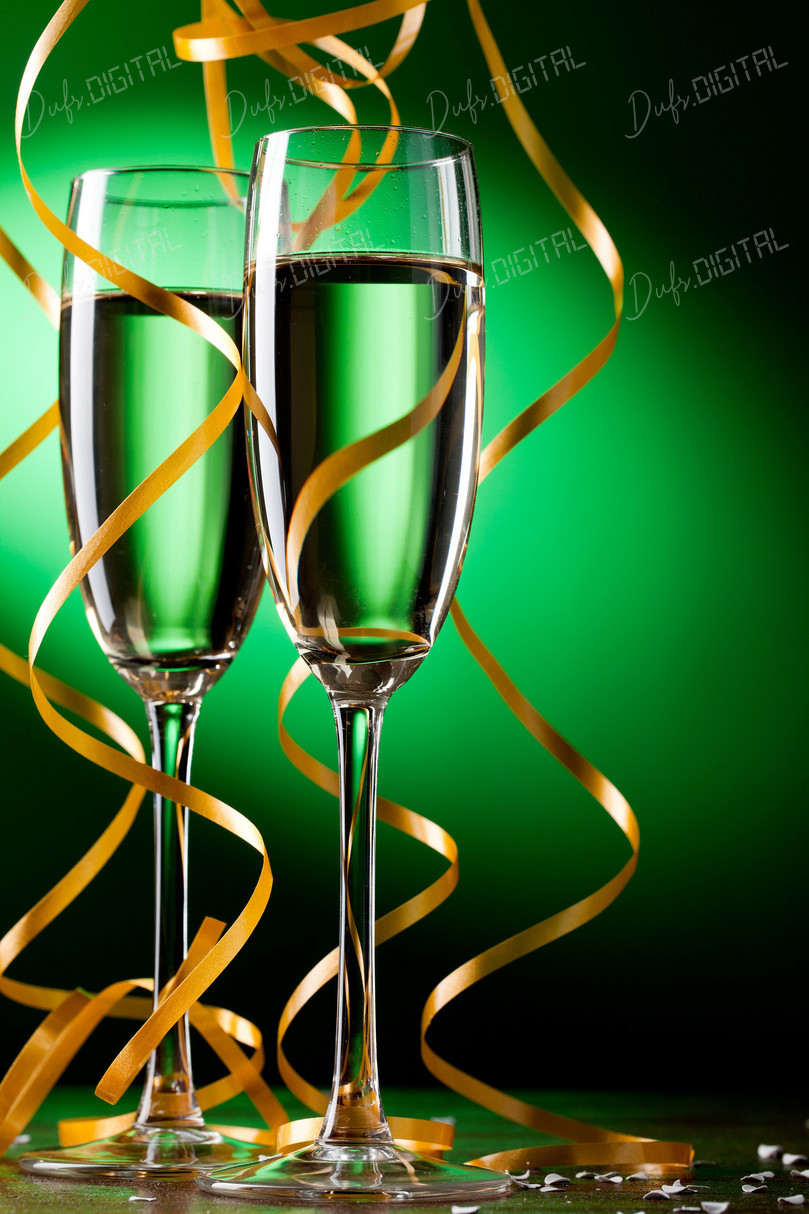 Celebratory Champagne Glasses