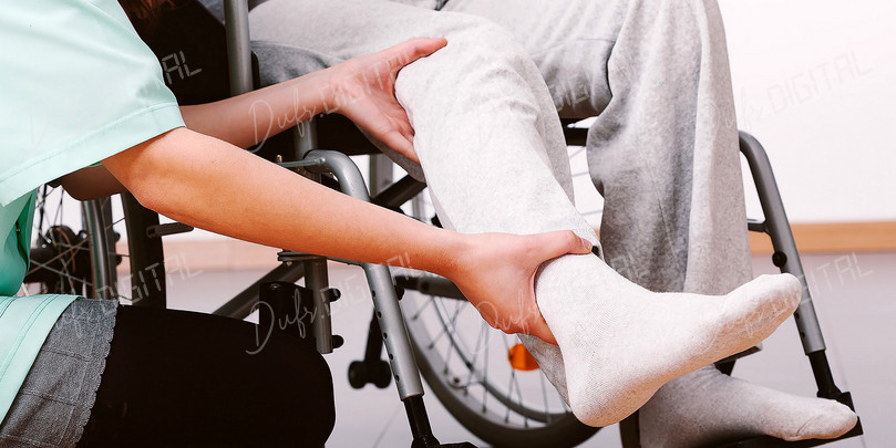 Assisting Wheelchair Patient