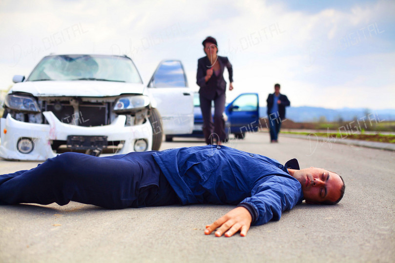 Car Accident Emergency Scene