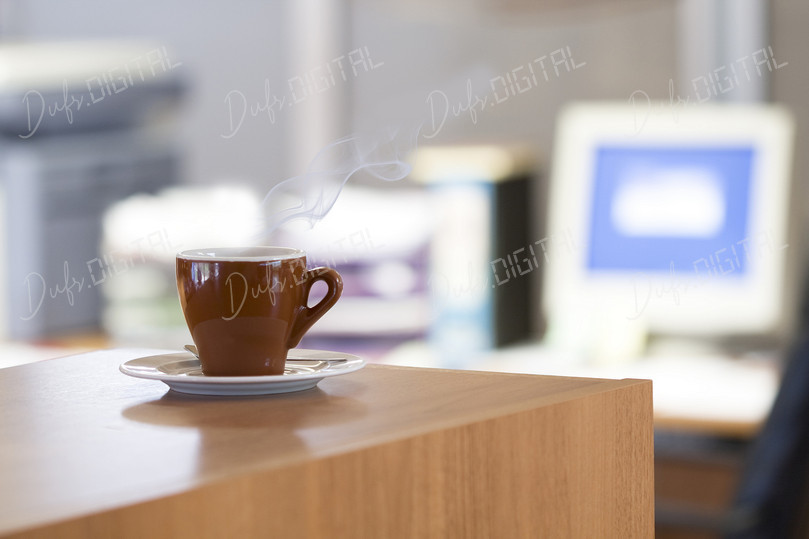 Steaming Coffee Cup