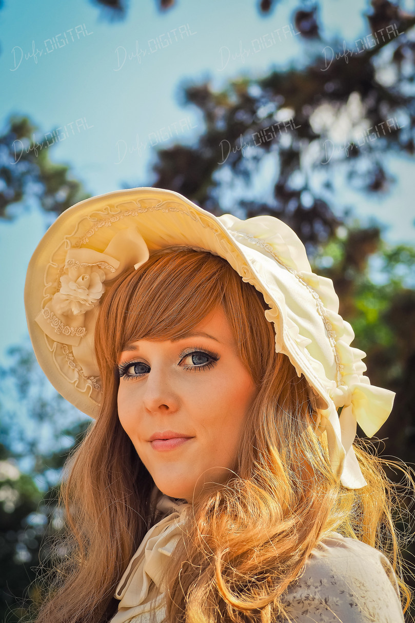 Elegant Woman in Hat