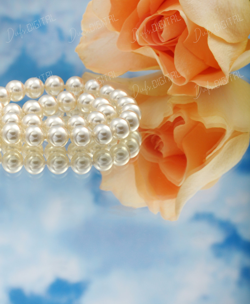 Pearl Bracelet and Flower