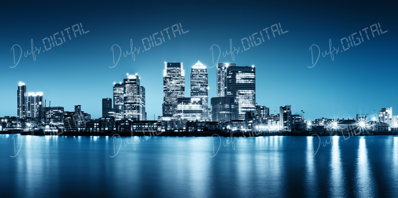 City Skyline at Dusk