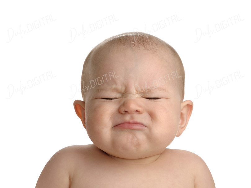Angry Baby Expression