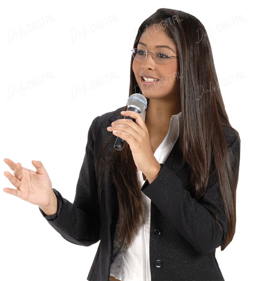 Confident Business Presentation