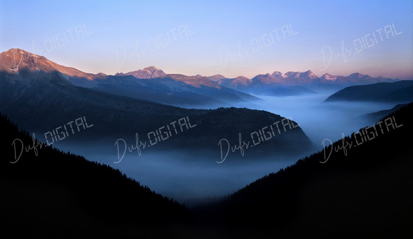 Mountain Fog Landscape