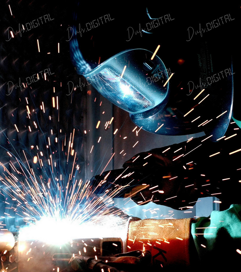 Welding Sparks Display