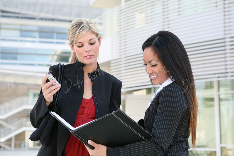 Business Meeting Outdoors