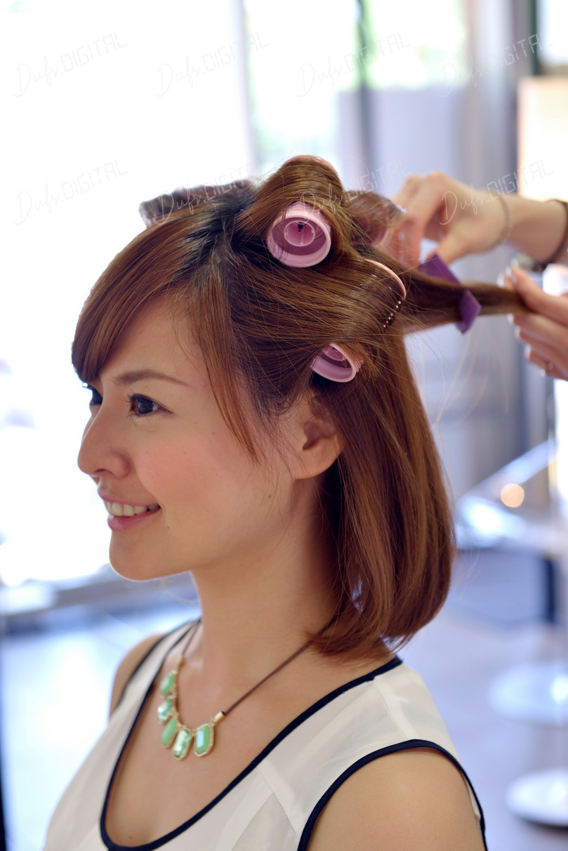 Hair Styling Process