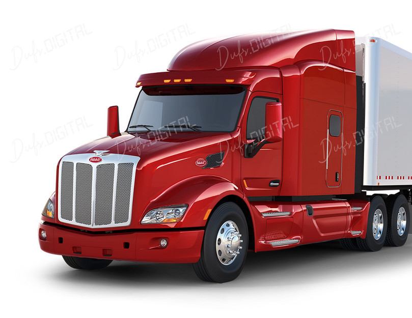 Red Freight Truck