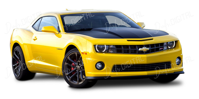 Sporty Yellow Camaro