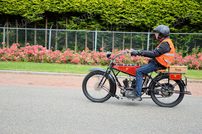 Vintage Motorcycle Rider