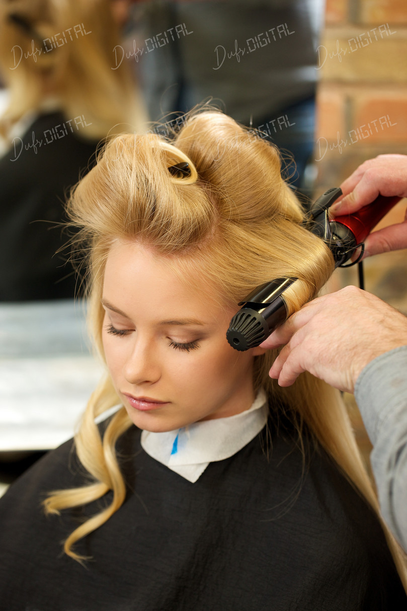 Hair Styling Process