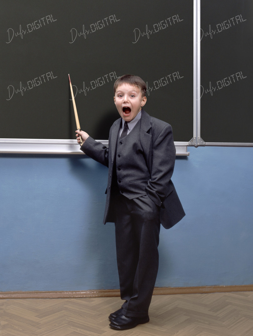 Excited Child Teacher