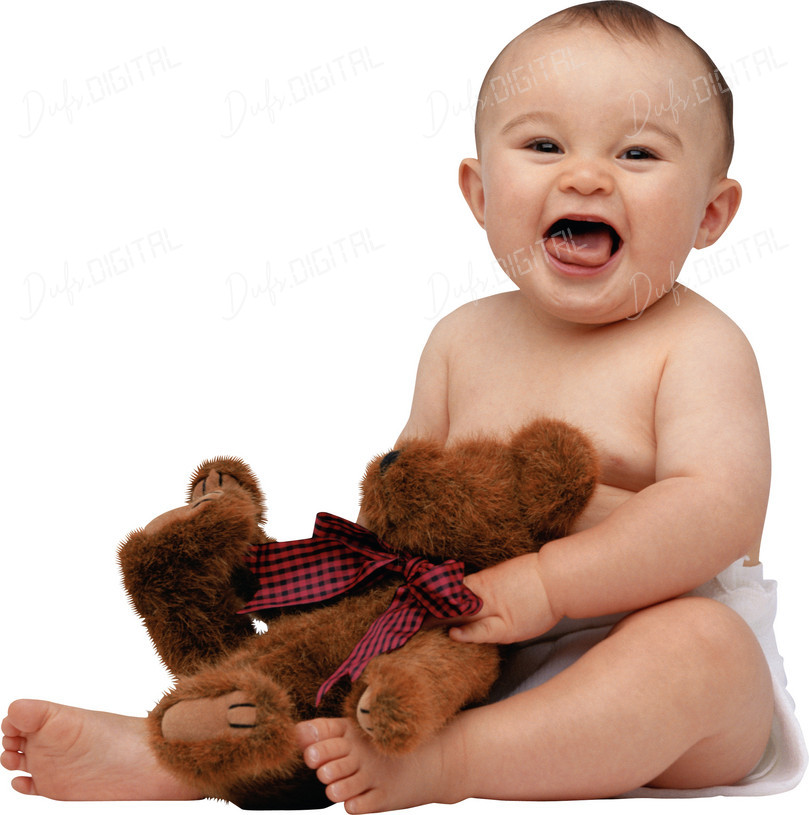 Baby with Teddy Bear