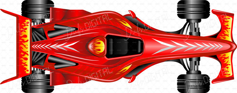 Red Racing Car
