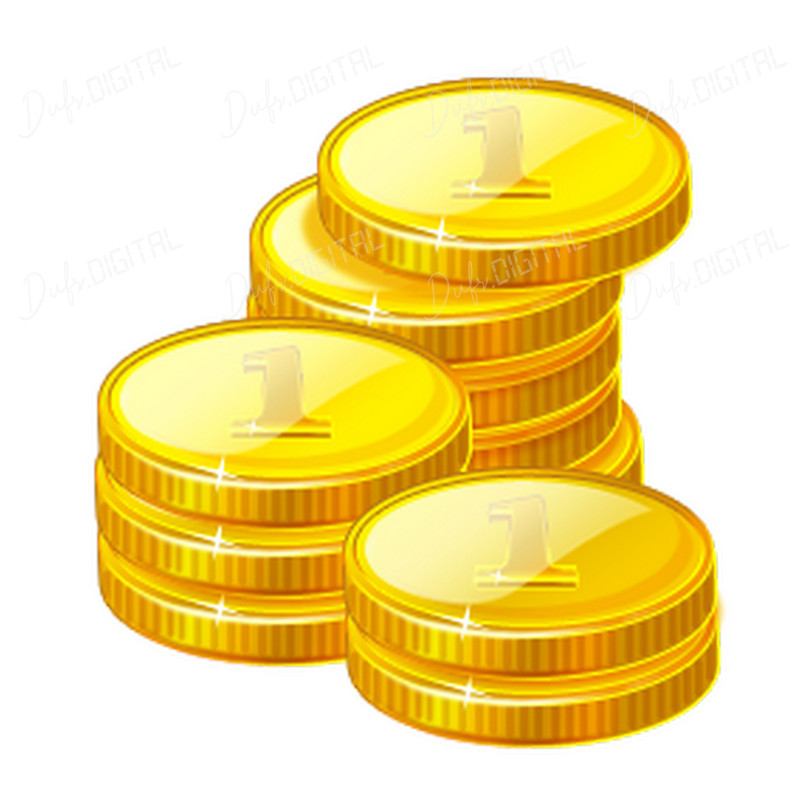 Stacked Gold Coins