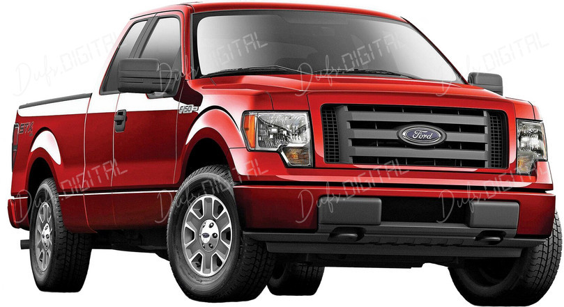Red Pickup Truck