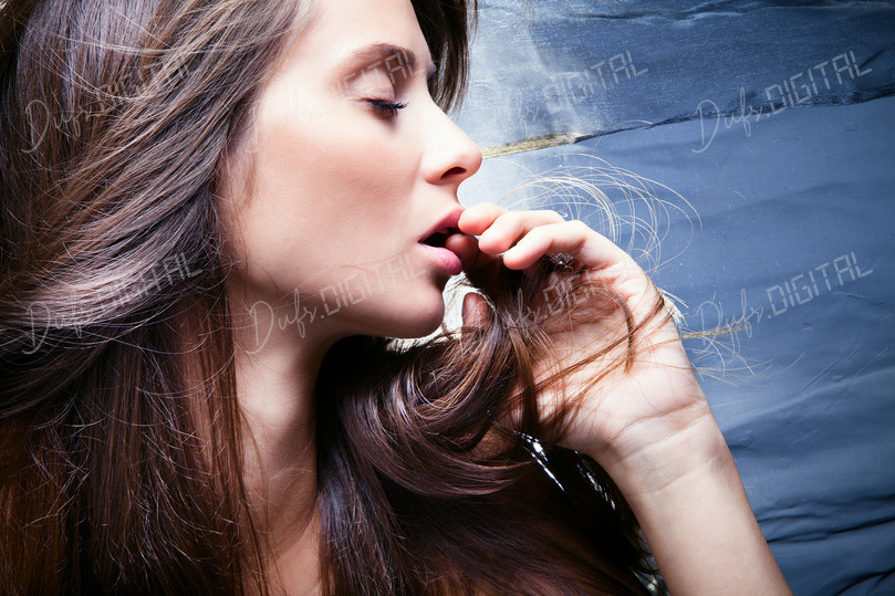 Thoughtful Woman Portrait