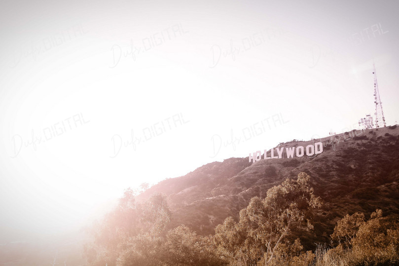 Hollywood Sign Sunset