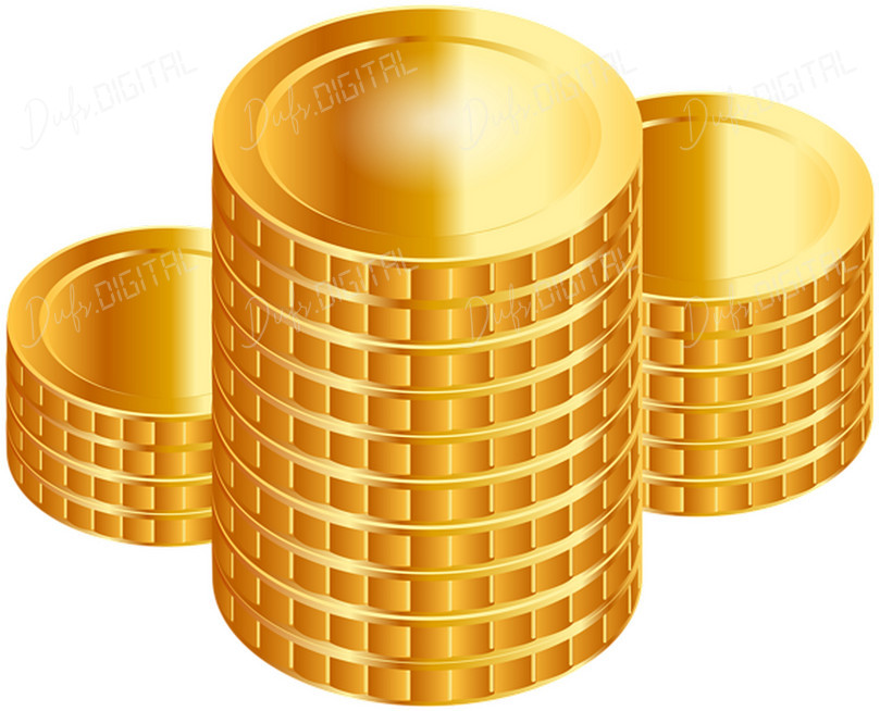 Stacked Gold Coins