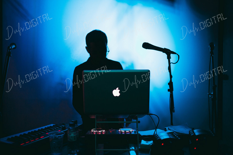 Silhouette of Musician