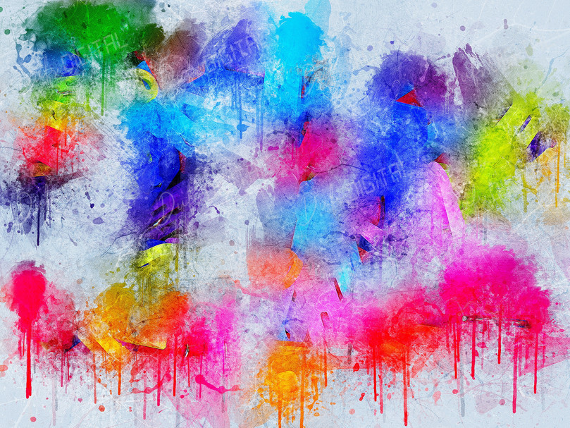 Colorful Abstract Splashes