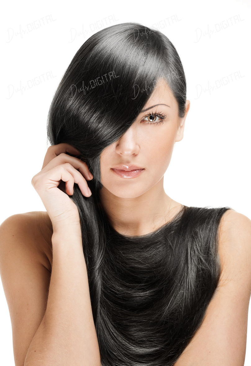 Elegant Hairstyle Portrait