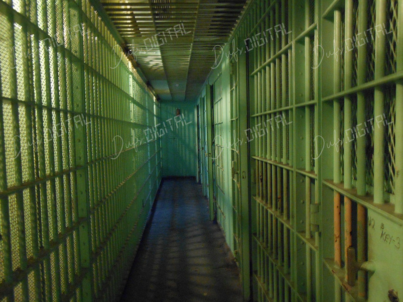 Prison Hallway Perspective