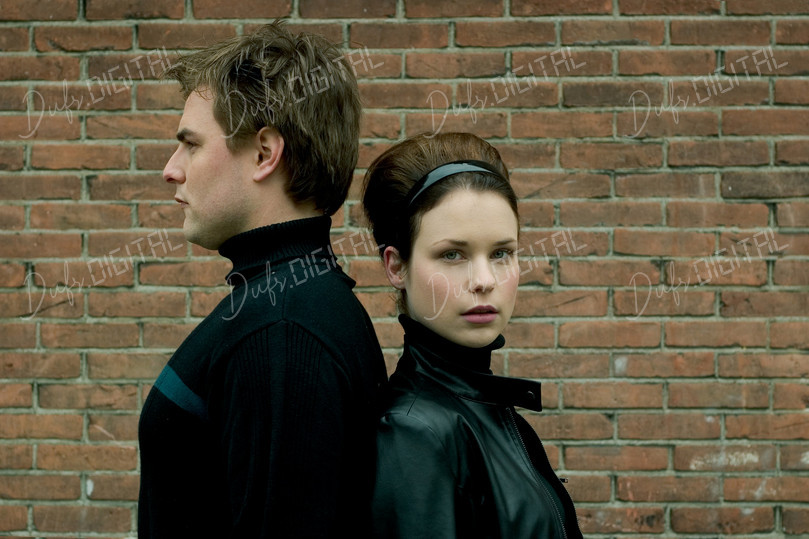 Fashion Contrast Pose