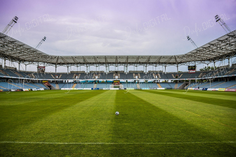 Empty Soccer Stadium