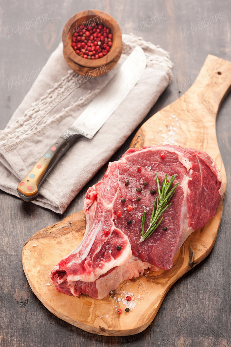 Fresh Raw Meat Preparation