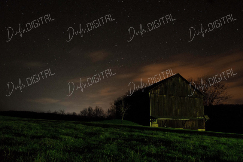 Starry Night Barn