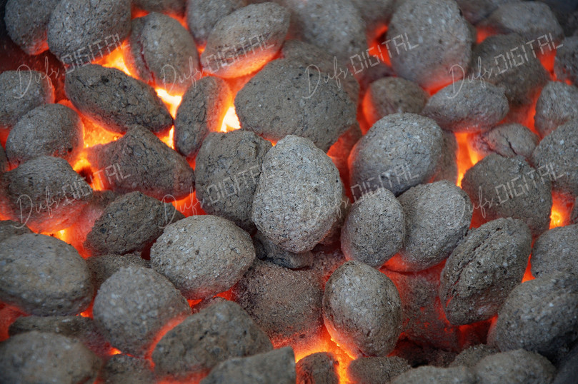 Burning Charcoal Texture