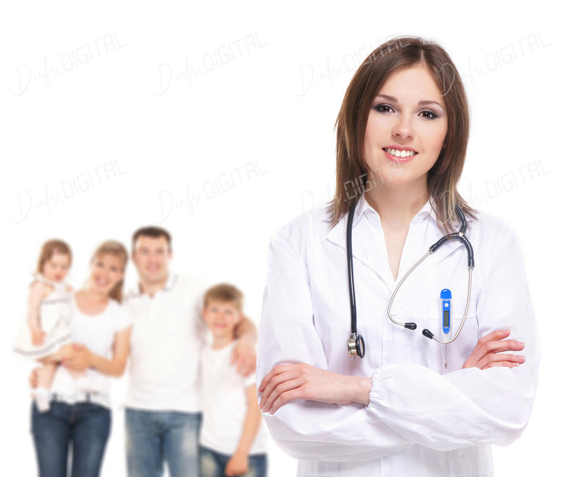 Confident Female Doctor