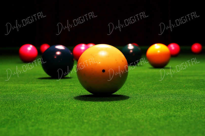 Colorful Pool Balls