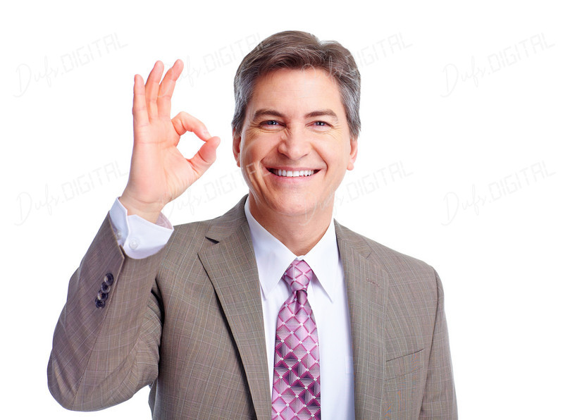 Positive Businessman Gesture