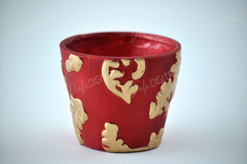 Decorative Red Pot