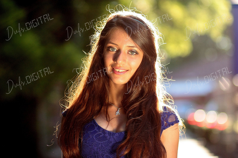 Bright Portrait of Woman