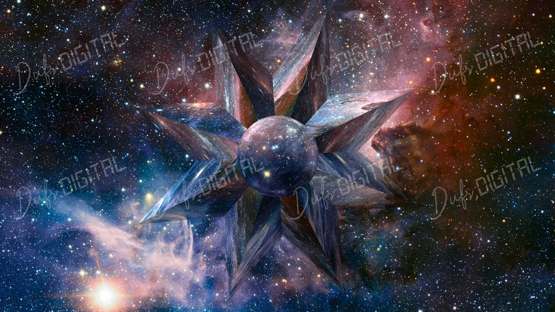 Cosmic Star Pattern