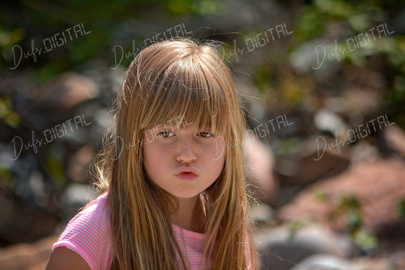 Cute Girl Pouting